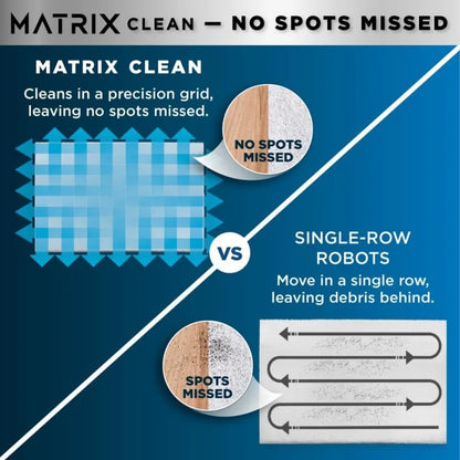 🦈 Shark Matrix Plus 2-in-1 Robot Vacuum & Mop – Sonic Mopping | Matrix Clean | Self-Empty Base | HEPA Filter | Smart Home Mapping