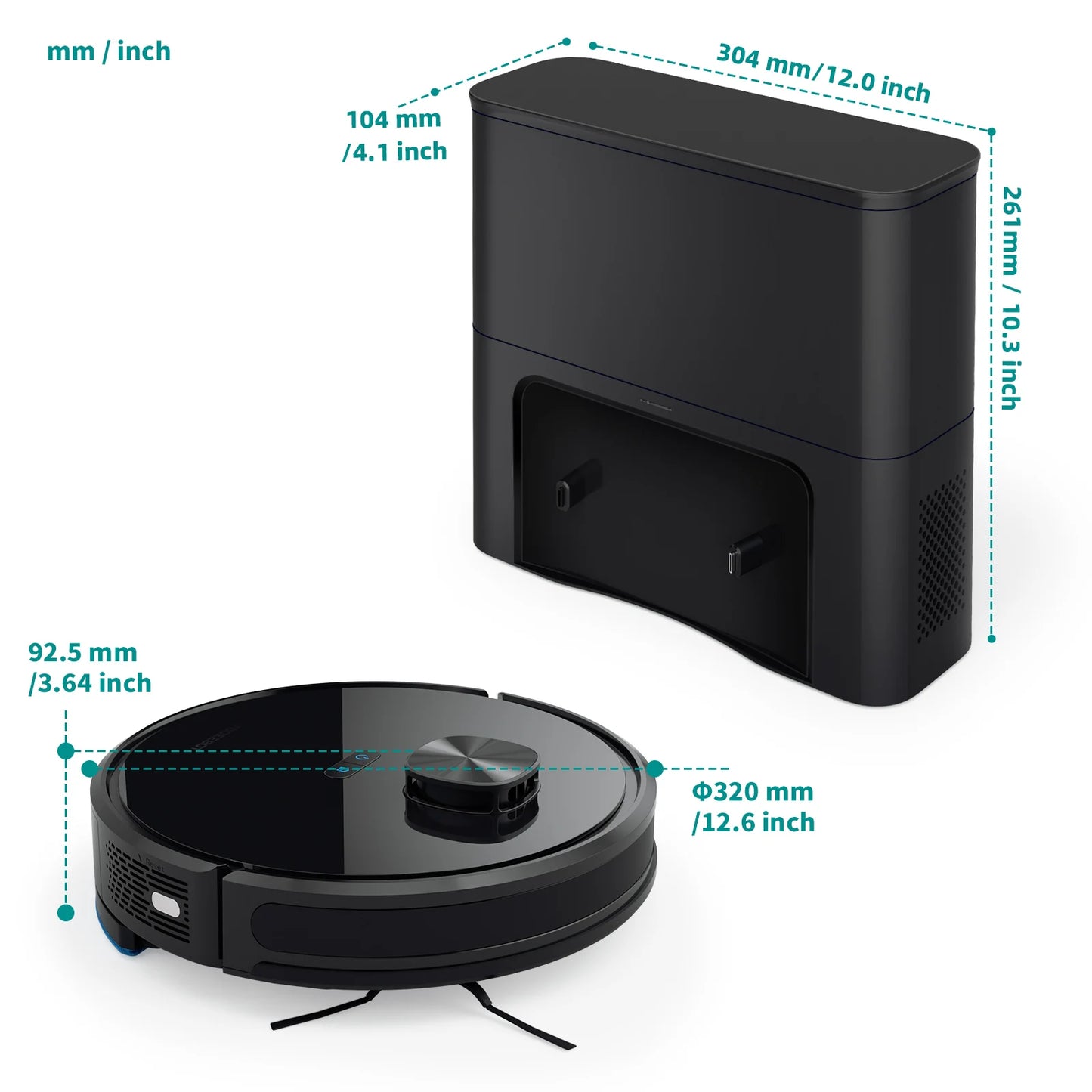 🧹 TOQEEBOT Smart Cleaning Robot – 4500Pa Suction | Auto Empty | Laser Navigation | WiFi & Alexa Control